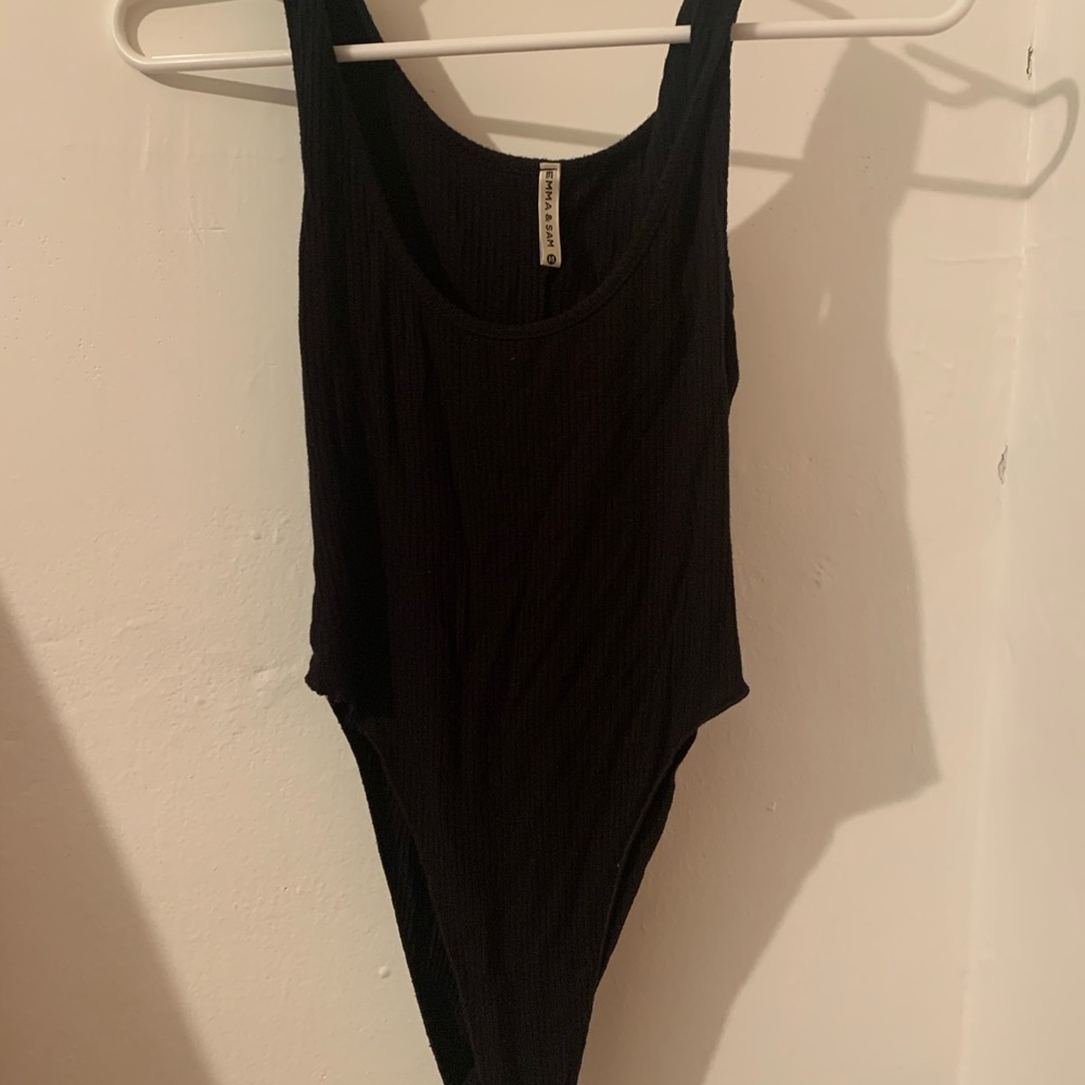 Emma and Sam Ribbed High Cut Bodysuit - Picture 2 of 3
